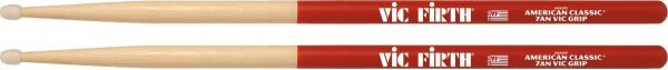 Vic Firth American Classic Drumsticks with Vic Grip, 7A Nylon on Sale