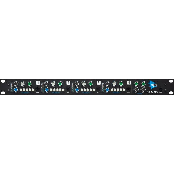 API 3124MV 4-channel Microphone Preamp Hot on Sale