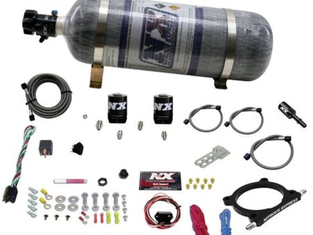 Nitrous Express 11-15 Ford Mustang GT 5.0L High Output Nitrous Plate Kit (50-250HP) w 12lb Bottle Cheap