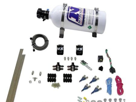 Nitrous Express 4 Cyl Gasoline EFI Nitrous Kit (50-250HP) w 5lb Bottle For Cheap