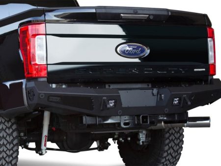 Addictive Desert Designs 17-18 Ford F-250 HoneyBadger Rear Bumper w  Backup Sensor Cutouts Discount