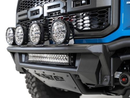 Addictive Desert Designs 17-20 Ford Raptor Pro Bolt-On Front Bumper - Hammer Black on Sale