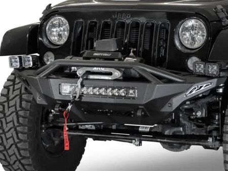 Addictive Desert Designs 07-18 Jeep Wrangler JK Stealth Fighter Front Bumper w  Winch Mount Discount