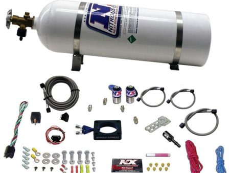 Nitrous Express 13-16 Dodge Dart 1.4L Turbo Nitrous Plate Kit (35-100HP) w 15lb Bottle Online now