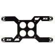 Nitrous Express Carb Plate Solenoid Bracket for Dominator (4 Solenoid) Online now