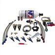 Nitrous Express 4 Cyl Piranha Nitrous Kit (For EFI Applications) w 2lb Bottle Fashion