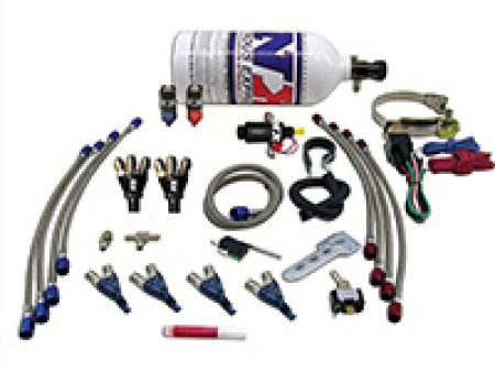 Nitrous Express 4 Cyl Piranha Nitrous Kit (For EFI Applications) w 2lb Bottle Fashion