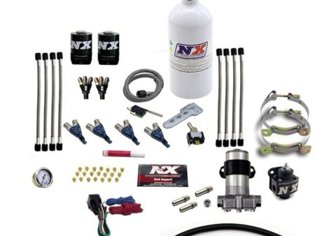 Nitrous Express 4 Cyl Piranha Nitrous Kit (Pro-Mod) w 2.5lb Bottle Sale