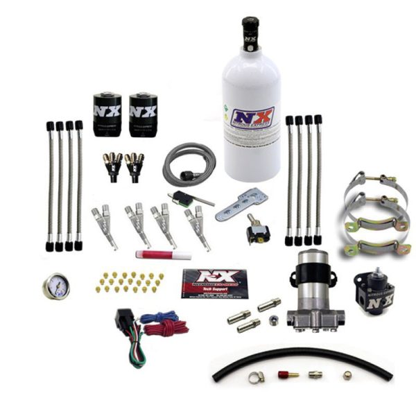 Nitrous Express 4 Cyl Vortec Nitrous Kit (Pro-Mod) w 2.5lb Bottle Fashion