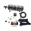 Nitrous Express 4150 Hitman 4-BBL Nitrous Kit (100-200HP) w Composite Bottle Fashion