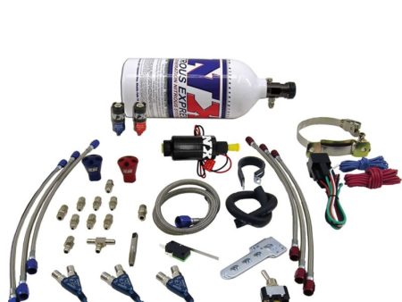 Nitrous Express Three Cyl Piranha Nitrous Kit w 2.5lb Bottle Cheap