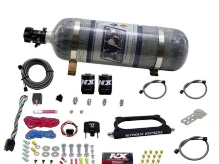 Nitrous Express 07-14 Ford Mustang GT500 Nitrous Plate Kit (50-250HP) w Composite Bottle Cheap