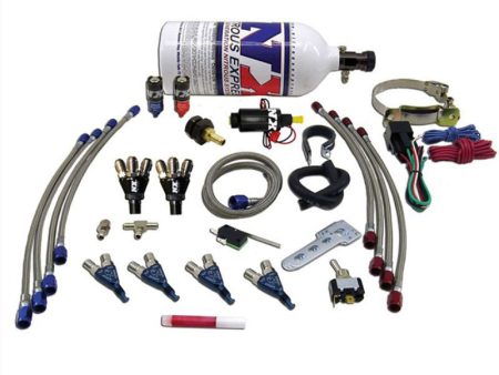 Nitrous Express 4 Cyl Piranha Nitrous Kit w 2.5lb Bottle For Sale