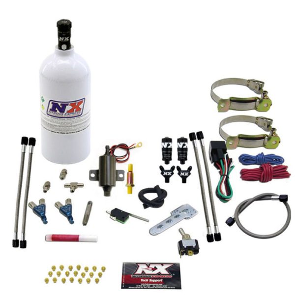 Nitrous Express 2 Cyl Piranha Nitrous Kit w 2.5lb Bottle Online Hot Sale