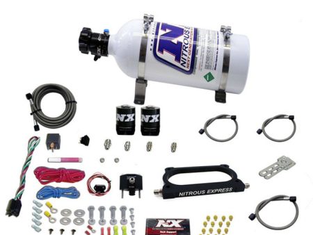 Nitrous Express 07-14 Ford Mustang GT500 Nitrous Plate Kit (50-250HP) w 5lb Bottle Hot on Sale