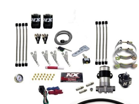 Nitrous Express 4 Cyl Piranha Nitrous Kit (Pro-Mod) w o Bottle Cheap