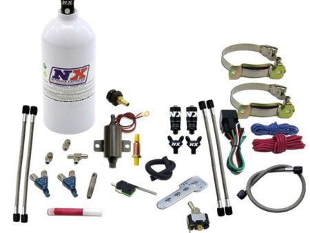 Nitrous Express 2 Cyl Piranha Nitrous Kit w 2.5lb Bottle Online Sale