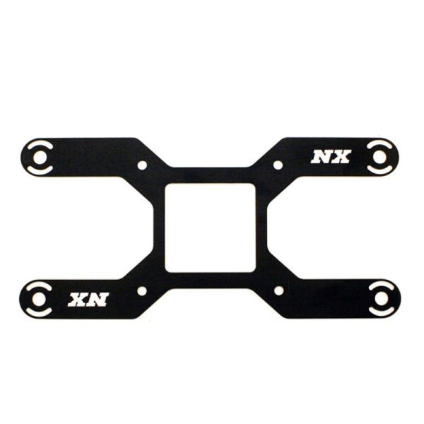 Nitrous Express Carb Plate Solenoid Bracket for 4150 (4 Solenoids) For Sale