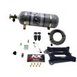 Nitrous Express 4150 Hitman 4-BBL Nitrous Kit (100-200HP) w Composite Bottle Fashion