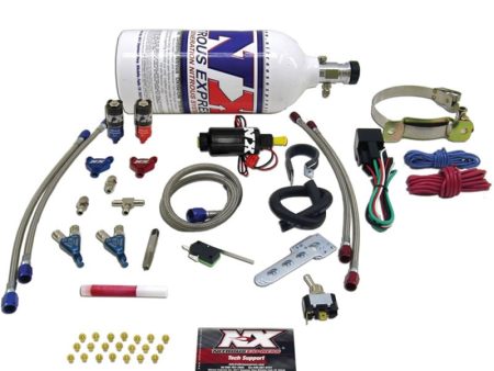 Nitrous Express 2 Cyl Piranha Nitrous Kit w 2.5lb Bottle Online Hot Sale