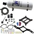 Nitrous Express 4150 RNC Conventional Nitrous Plate Kit w .375in Solenoid w 15lb Bottle Hot on Sale