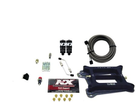 Nitrous Express 4150 Hitman 4-BBL Nitrous Kit (100-200HP) w o Bottle For Discount