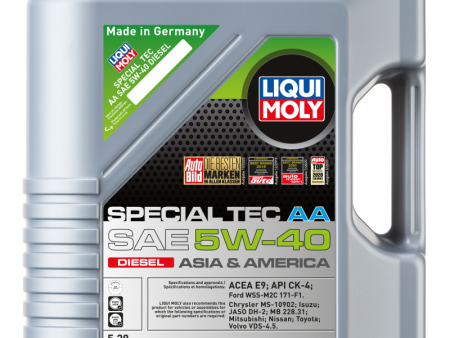 LIQUI MOLY 5L Special Tec AA Motor Oil SAE 5W40 Diesel Online now