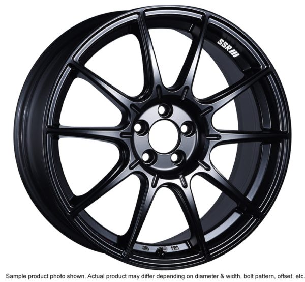 SSR GTX01 19x8.5 5x112 45mm Offset Flat Black Wheel (S O, No Cancellations) For Sale