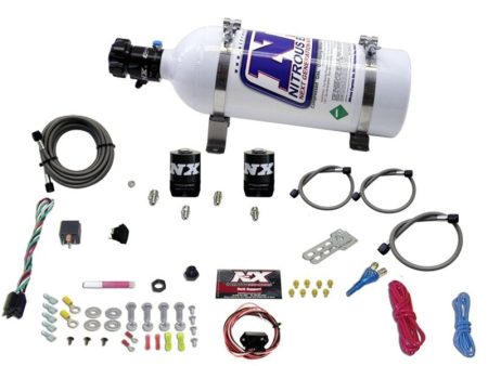 Nitrous Express Universal Fly By Wire Single Nozzle Nitrous Kit w 5lb Bottle (Incl TPS Switch) Cheap