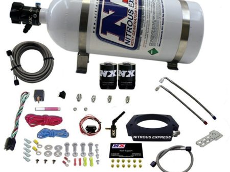 Nitrous Express 2014+ GM 6.2L Truck Nitrous Plate Kit (35-300HP) w 10lb Bottle Online now