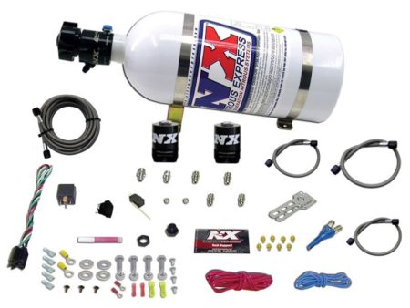 Nitrous Express GM EFI Race Single Nozzle Nitrous Kit (100-250HP) w 10lb Bottle For Sale