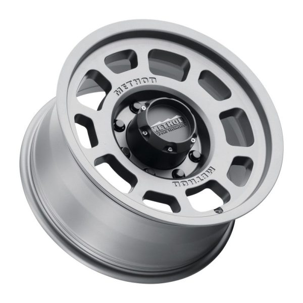 Method MR705 17x8.5 0mm Offset 8x6.5 130.81mm CB Titanium Wheel Fashion