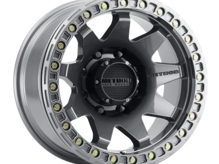 Method MR108 17x9 -44mm Offset 8x6.5 130.81mm CB Gloss Titanium w BH-H24125-38 Wheel Discount