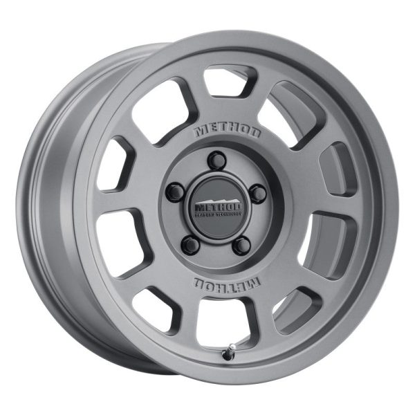 Method MR705 17x8.5 +35mm Offset 5x150 110.5mm CB Titanium Wheel Fashion