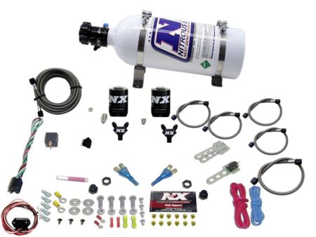 Nitrous Express 03-18 Nissan 350Z 370Z Dual Nozzle (35-150HP) w 5lb Bottle Bottle Discount