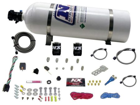 Nitrous Express Universal Nitrous Kit for EFI (All Single Nozzle Application) w 15lb Bottle Discount