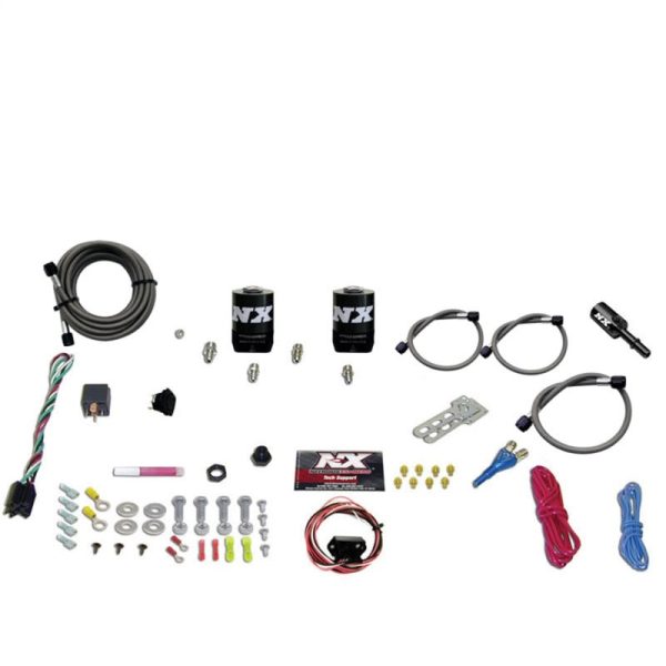 Nitrous Express 11-15 Ford Mustang GT 5.0L Coyote Single Nozzle Nitrous Kit (35-150HP) w o Bottle For Sale