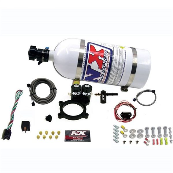 Nitrous Express 2014+ GM 5.3L Truck Nitrous Plate Kit (50-250HP) w 10lb Bottle Hot on Sale