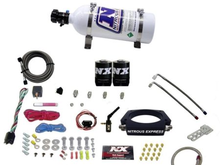 Nitrous Express 2014+ GM 6.2L Truck Nitrous Plate Kit (35-300HP) w 5lb Bottle Cheap