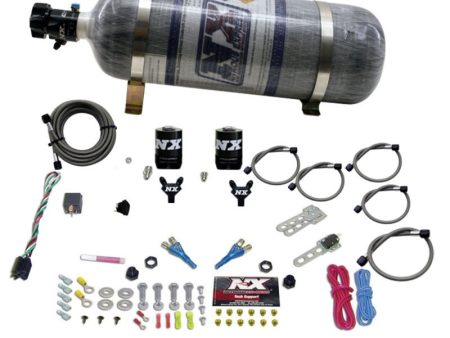 Nitrous Express 08-10 Dodge Viper EFI Dual Nozzle (100-300HP) w Composite Bottle Online Sale