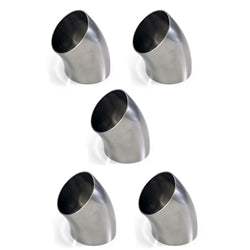 2  Stainless Steel Short Radius 45 Degree Bend - 5 Pack Online now