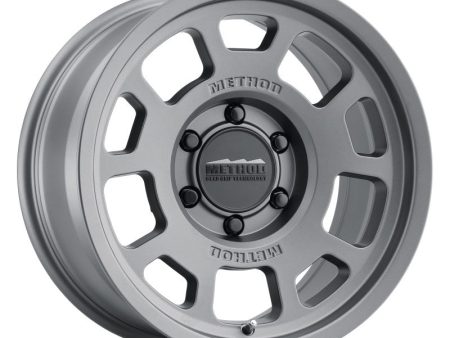 Method MR705 17x8.5 0mm Offset 6x5.5 106.25mm CB Titanium Wheel on Sale