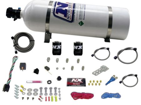 Nitrous Express GM EFI Race Single Nozzle Nitrous Kit (100-250HP) w 15lb Bottle Discount