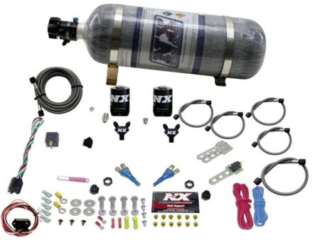 Nitrous Express 03-18 Nissan 350Z 370Z Dual Nozzle (35-150HP) w Composite Bottle Online Hot Sale