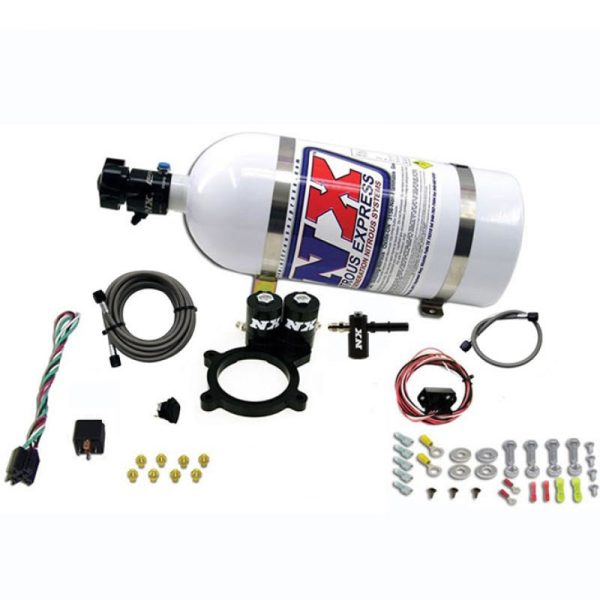 Nitrous Express 2014+ GM 5.3L Truck Nitrous Plate Kit (50-250HP) w 10lb Bottle Hot on Sale