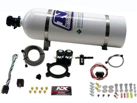 Nitrous Express 2014+ GM 5.3L Truck Nitrous Plate Kit (50-250HP) w 15lb Bottle Online now