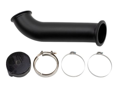 Wehrli 04.5-07 Dodge Ram Cummins 4in Down Pipe - w High Mount S400 Turbo & 2nd Gen Manifold Supply