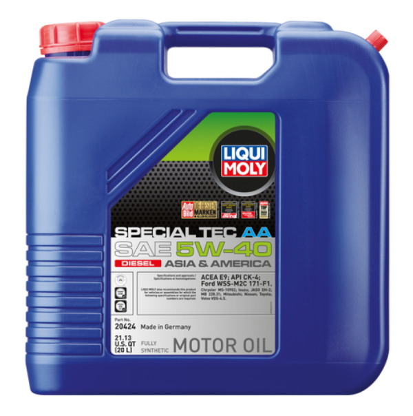 LIQUI MOLY 20L Special Tec AA Motor Oil SAE 5W40 Diesel Online