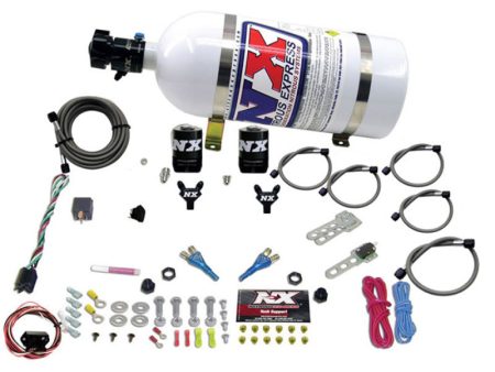 Nitrous Express 03-18 Nissan 350Z 370Z Dual Nozzle (35-150HP) w 10lb Bottle Sale