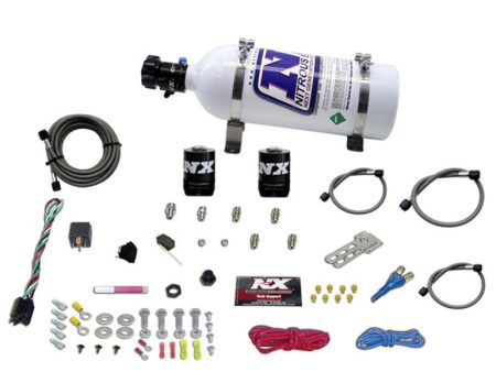 Nitrous Express GM EFI Race Single Nozzle Nitrous Kit (100-250HP) w 5lb Bottle For Sale